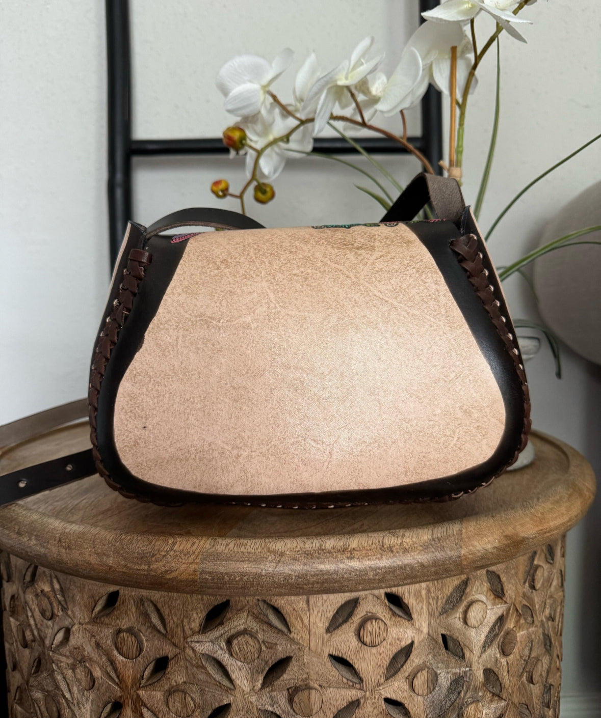 Hummingbird Mexican Leather Purse