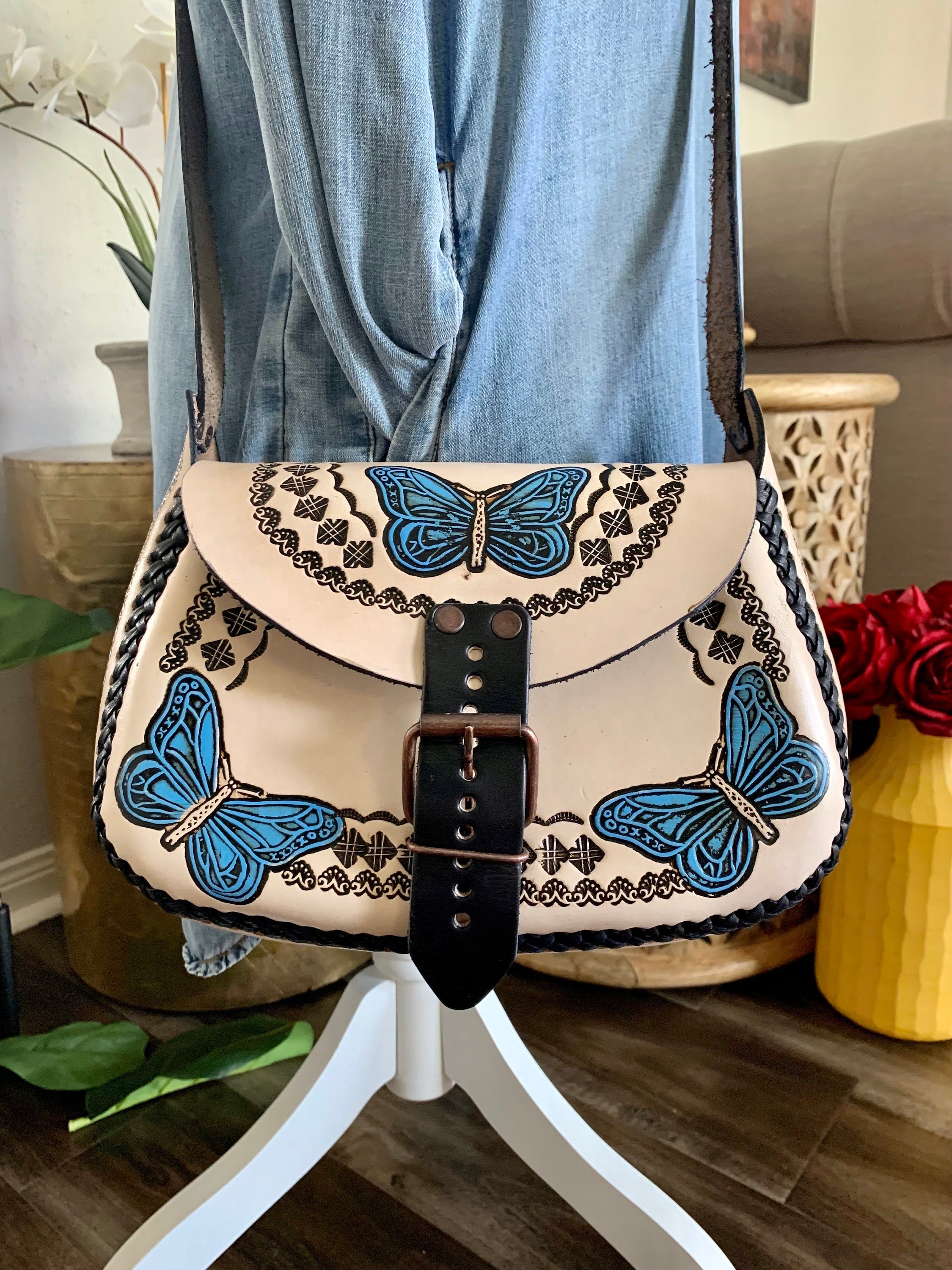 Purse with butterfly deals