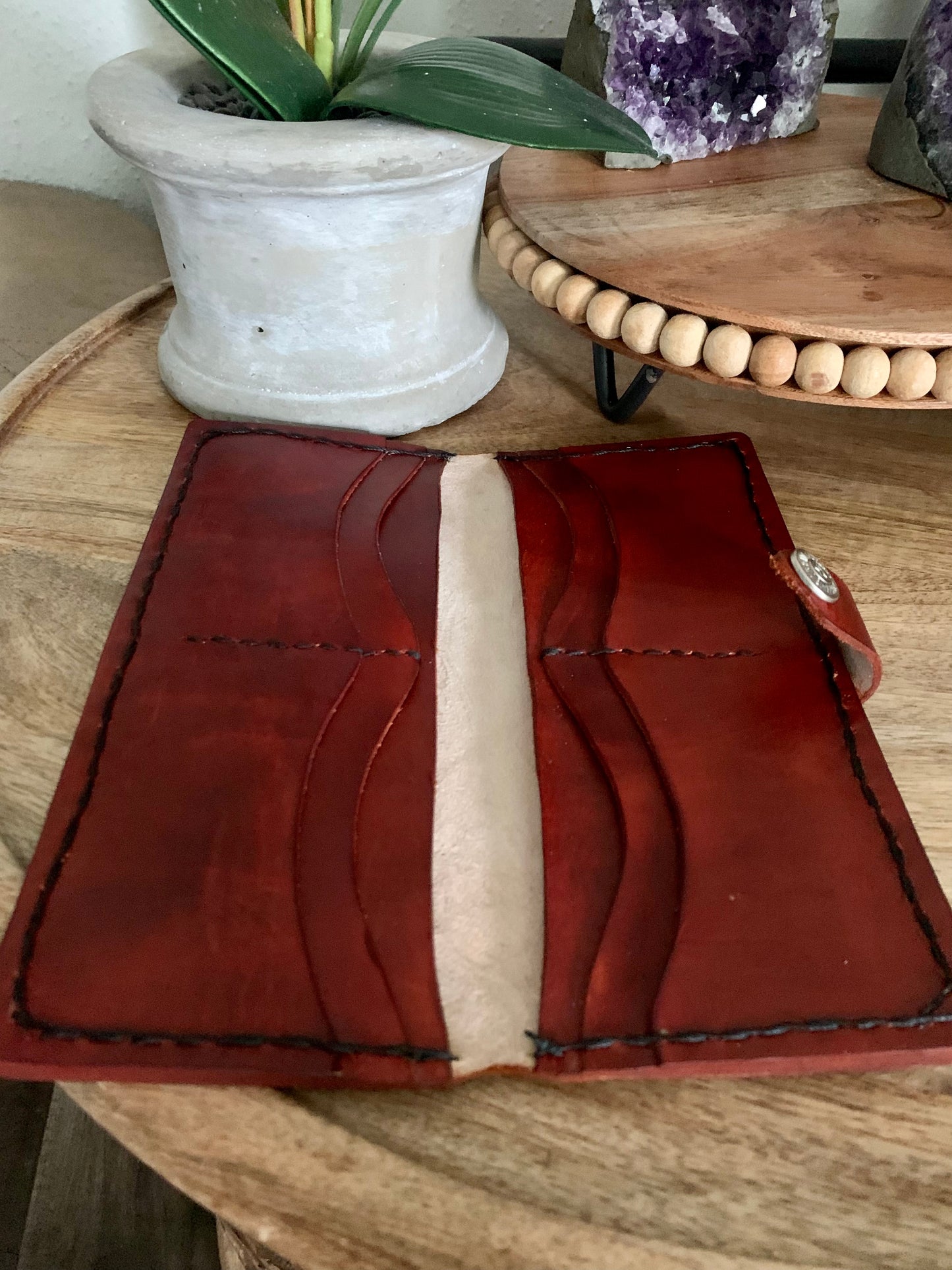 Hand Tooled Leather Wallets