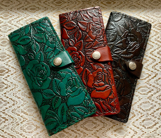 Hand Tooled Leather Wallets