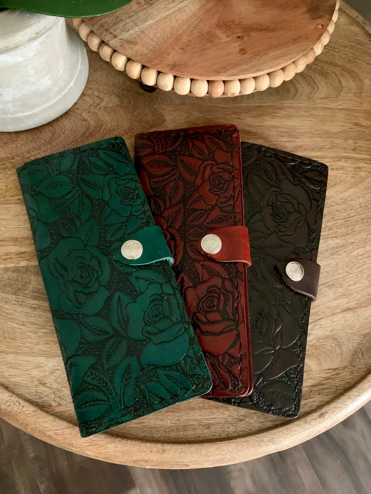 Hand Tooled Leather Wallets